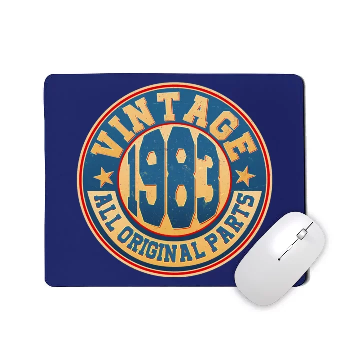 Vintage All Original Parts Emblem Shield 1983 40th Birthday Mousepad