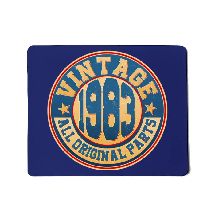 Vintage All Original Parts Emblem Shield 1983 40th Birthday Mousepad