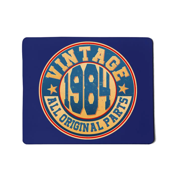 Vintage All Original Parts Emblem Shield 1984 40th Birthday Mousepad