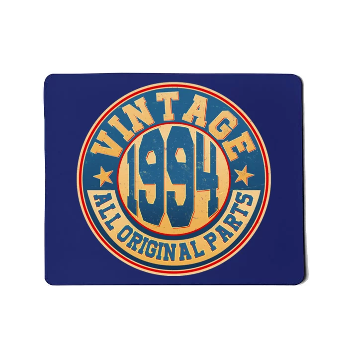 Vintage All Original Parts Emblem Shield 1994 30th Birthday Mousepad