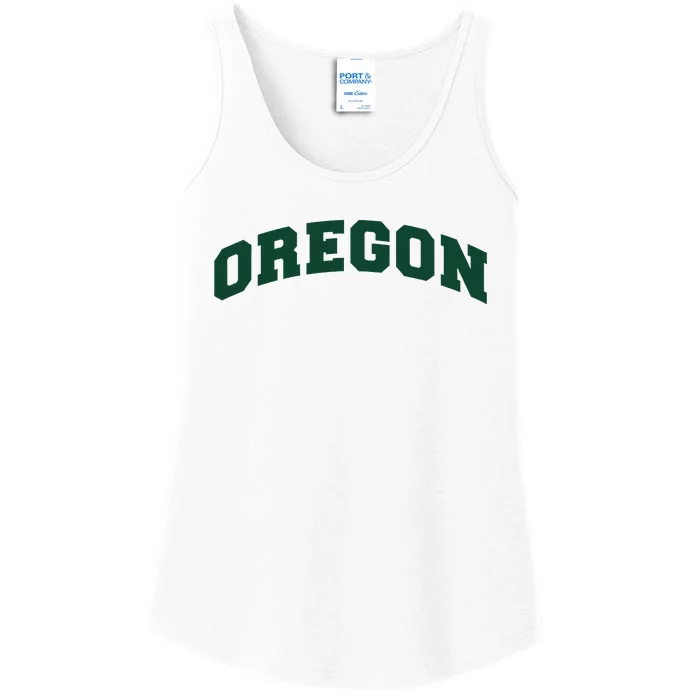 Varsity Arch Oregon Ladies Essential Tank