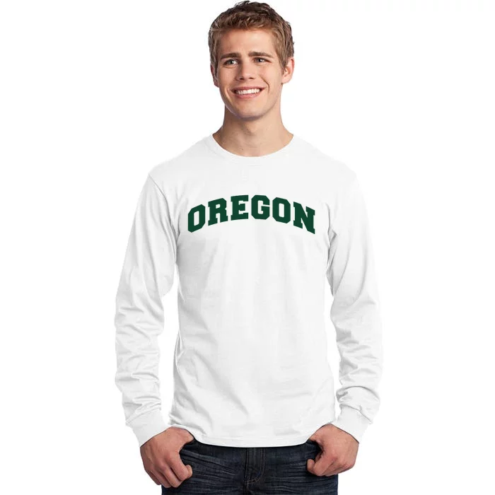 Varsity Arch Oregon Tall Long Sleeve T-Shirt