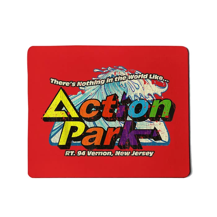 Vintage Action Park New Jersey 1978 Mousepad