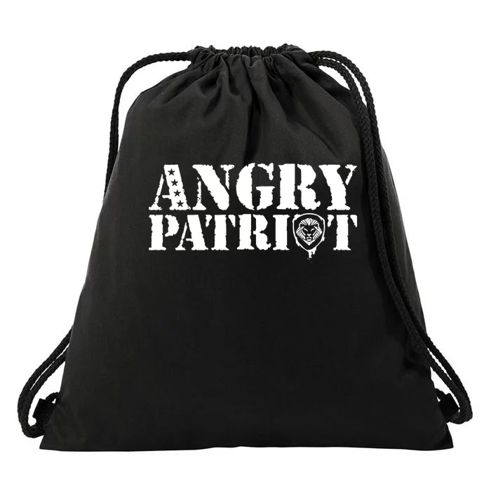 Valuetainment Angry Patriot Drawstring Bag