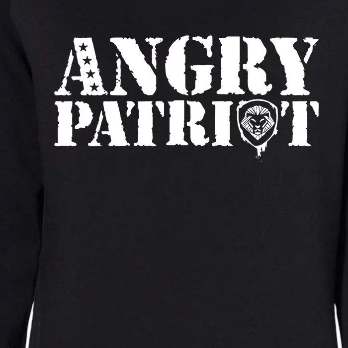 Valuetainment Angry Patriot Womens California Wash Sweatshirt