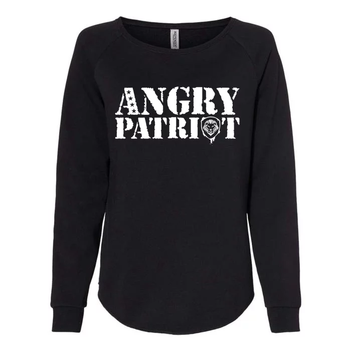 Valuetainment Angry Patriot Womens California Wash Sweatshirt