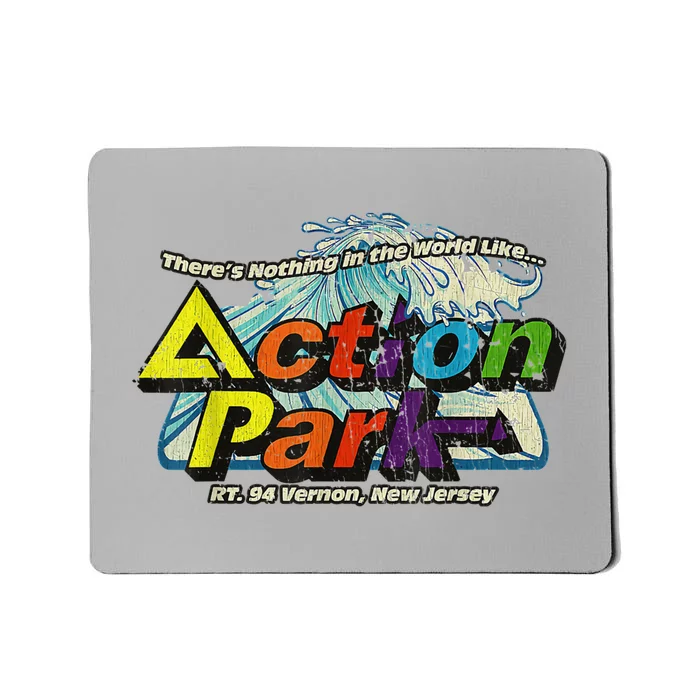 Vintage Action Park New Jersey 1978 Mousepad