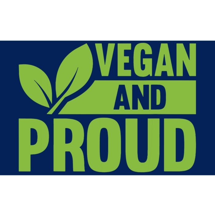 Vegan And Proud Vegans Veganism Vegetarian Bumper Sticker