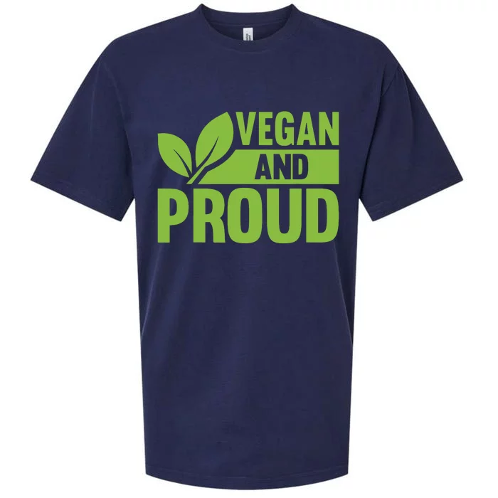 Vegan And Proud Vegans Veganism Vegetarian Sueded Cloud Jersey T-Shirt