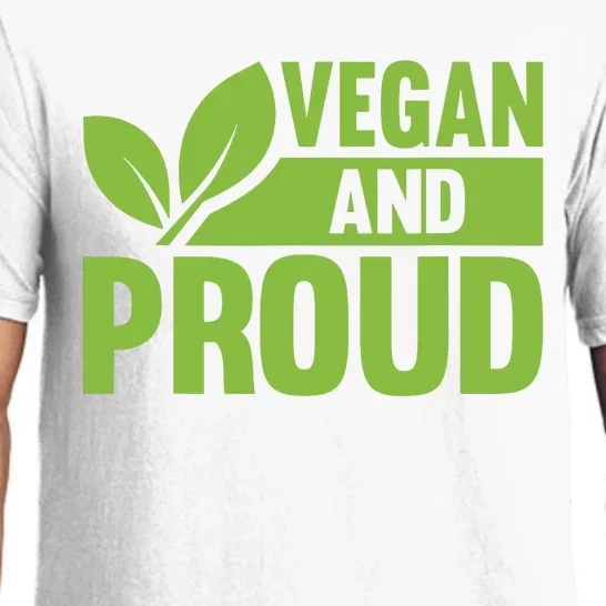 Vegan And Proud Vegans Veganism Vegetarian Pajama Set