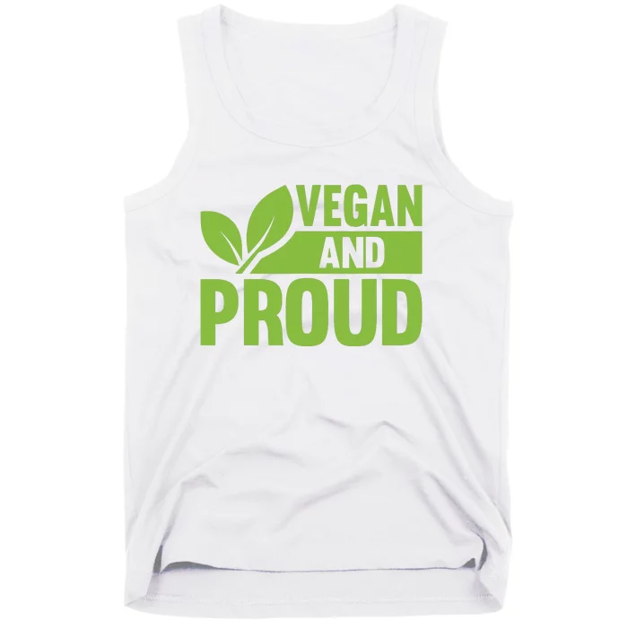 Vegan And Proud Vegans Veganism Vegetarian Tank Top