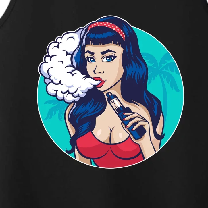 Vaping Cloud Vape Lady Performance Tank