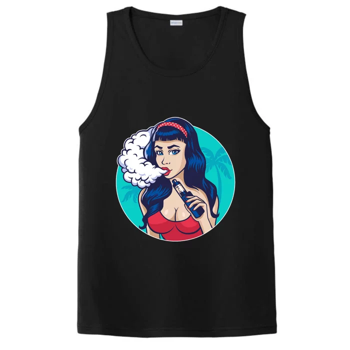 Vaping Cloud Vape Lady Performance Tank