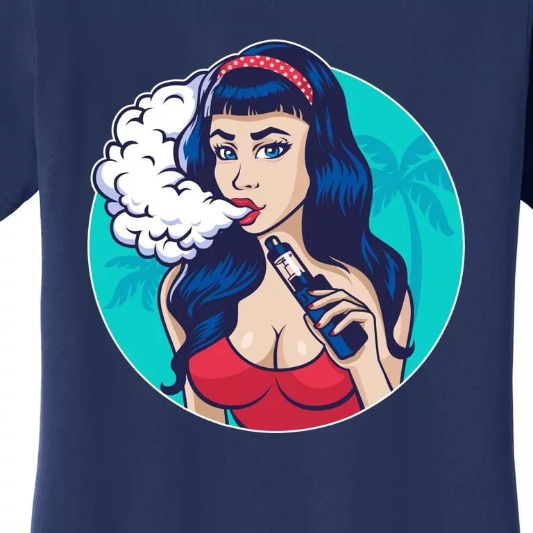 Vaping Cloud Vape Lady Women's T-Shirt