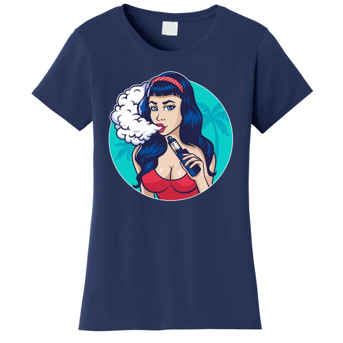 Vaping Cloud Vape Lady Women's T-Shirt