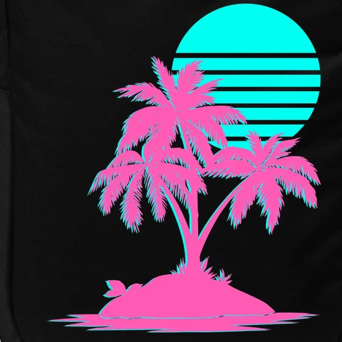 Vapor Wave Beach Impact Tech Backpack