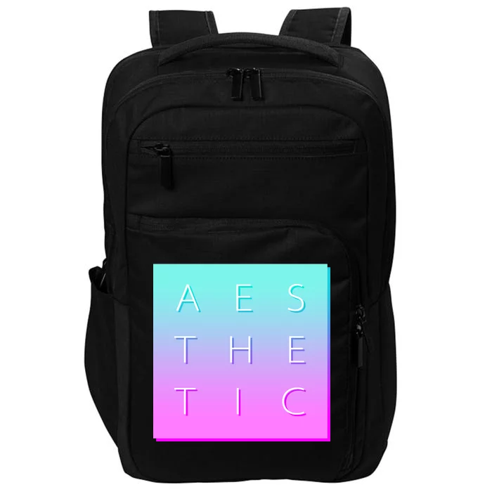 Vaporware Aesthetic Square Impact Tech Backpack