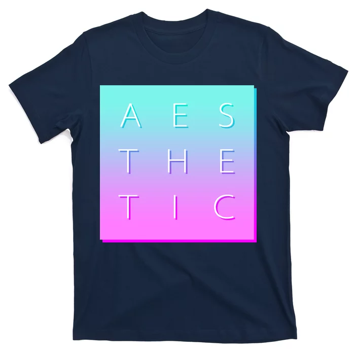 Vaporware Aesthetic Square T-Shirt