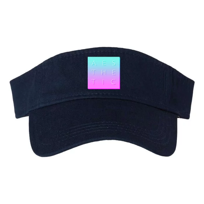 Vaporware Aesthetic Square Valucap Bio-Washed Visor