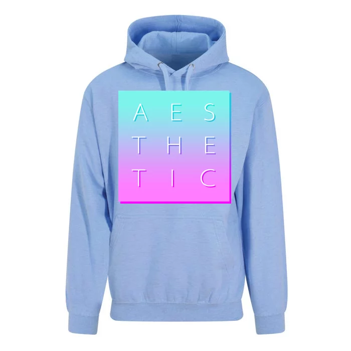 Vaporware Aesthetic Square Unisex Surf Hoodie