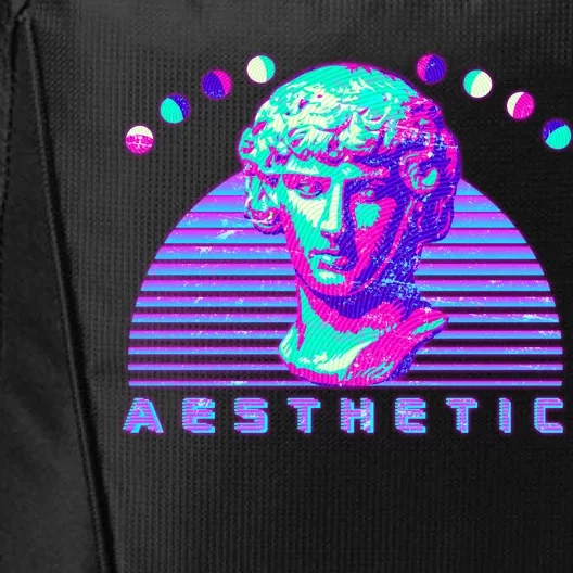 Vaporwave Aesthetic City Backpack