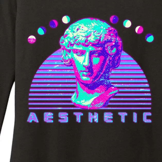 Vaporwave Aesthetic Womens CVC Long Sleeve Shirt