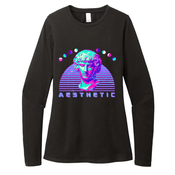 Vaporwave Aesthetic Womens CVC Long Sleeve Shirt