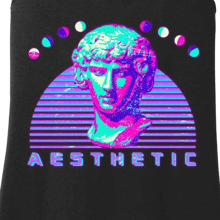 Vaporwave Aesthetic Ladies Essential Tank