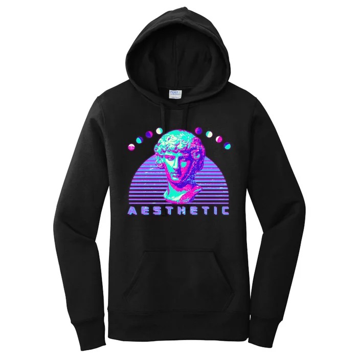 Vaporwave Aesthetic Women's Pullover Hoodie