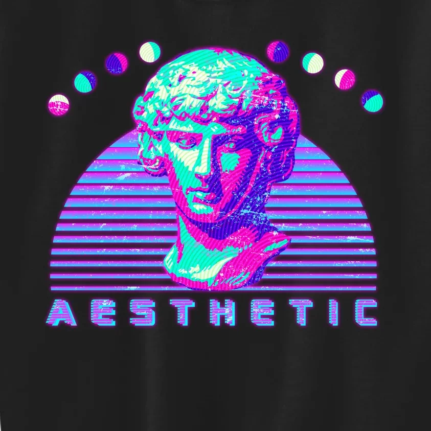 Vaporwave Aesthetic Kids Sweatshirt