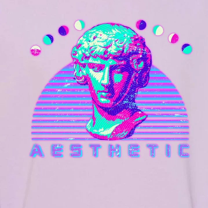 Vaporwave Aesthetic Garment-Dyed Sweatshirt