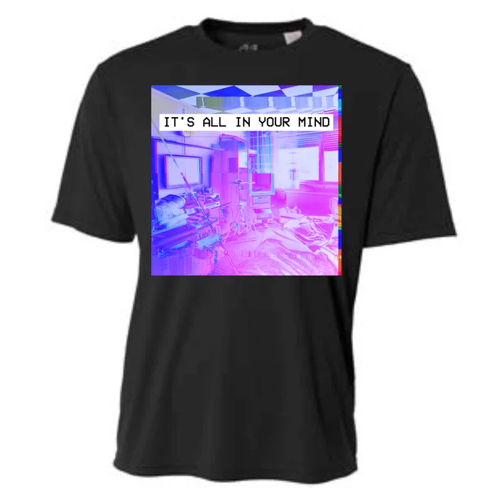 Vaporwave Room It's All In Your Mind Cooling Performance Crew T-Shirt