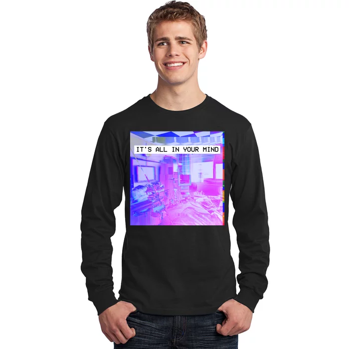 Vaporwave Room It's All In Your Mind Long Sleeve Shirt