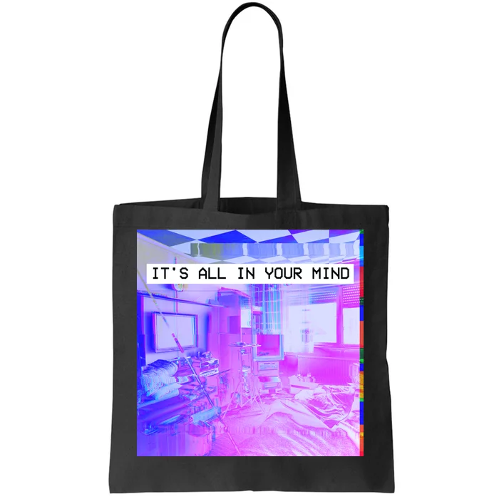 Vaporwave Room It's All In Your Mind Tote Bag