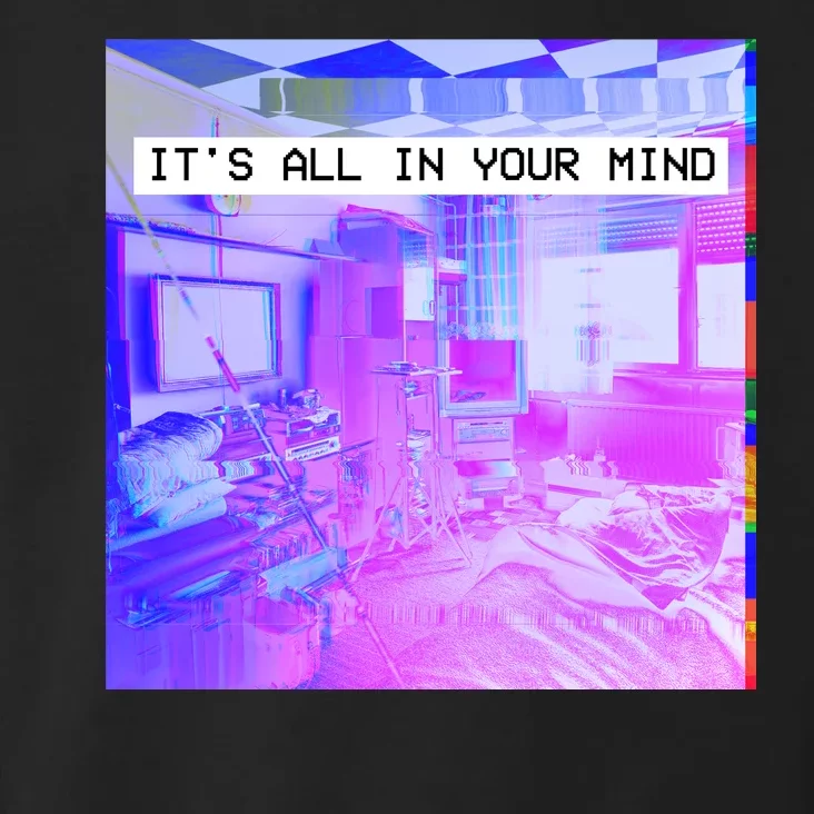 Vaporwave Room It's All In Your Mind Toddler Hoodie