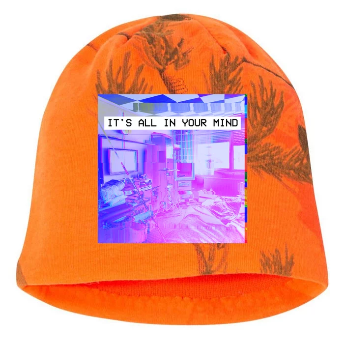 Vaporwave Room It's All In Your Mind Kati - Camo Knit Beanie