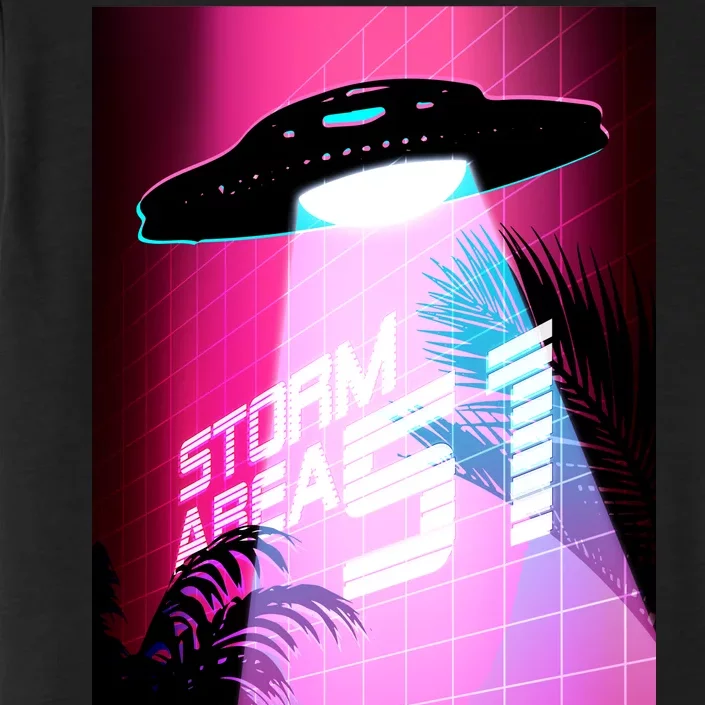 Vaporwave Storm Area 51 UFO ChromaSoft Performance T-Shirt