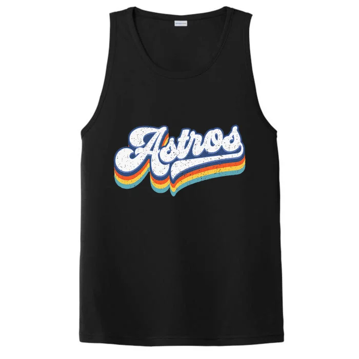 Vintage A.S.T.R.O.S Retro Style 70s 80s First Name Performance Tank