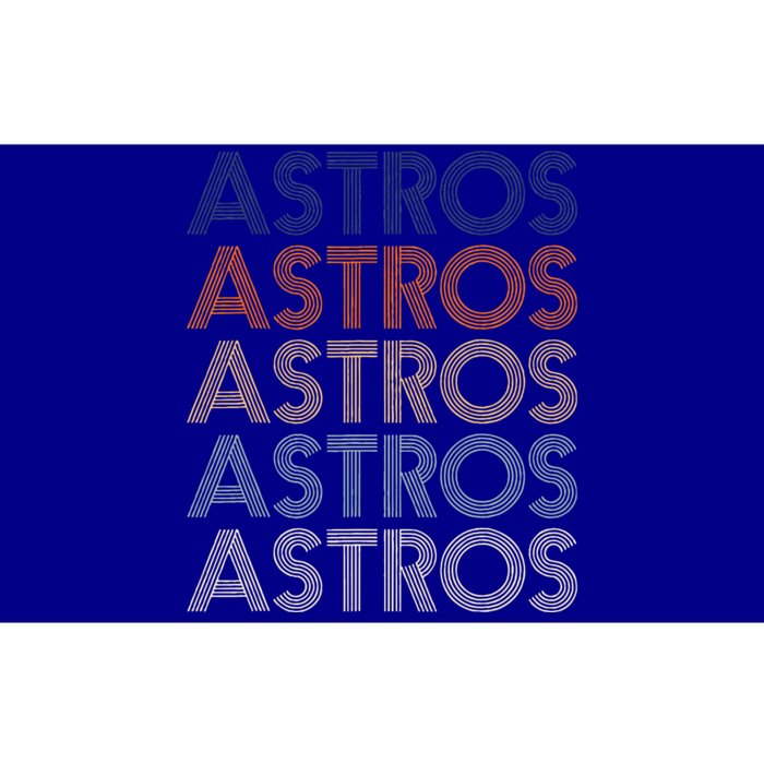 Vintage Astros Retro Style 70s 80s First Name Bumper Sticker