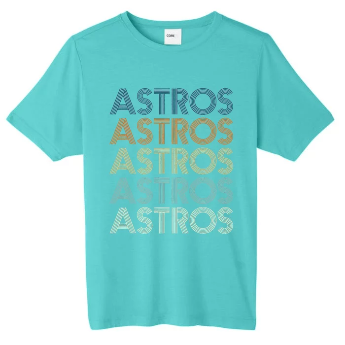 Vintage Astros Retro Style 70s 80s First Name ChromaSoft Performance T-Shirt