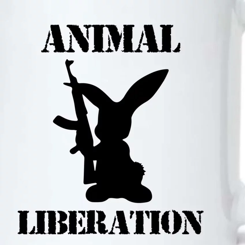 Vegan Animal Rights Liberation Animal Lover Activist Gift Black Color Changing Mug