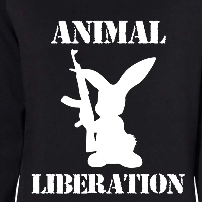 Vegan Animal Rights Liberation Animal Lover Activist Gift Womens California Wash Sweatshirt