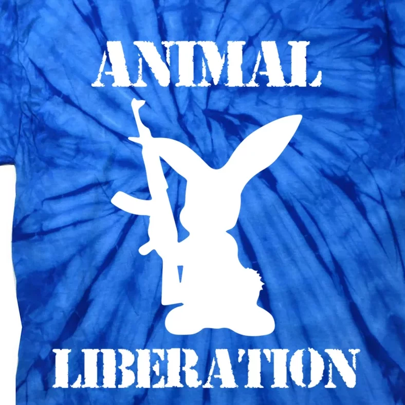 Vegan Animal Rights Liberation Animal Lover Activist Gift Tie-Dye T-Shirt