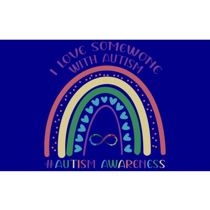 Vintage Autism Rainbow Infinity I Love Someone With Autism Gift Bumper Sticker