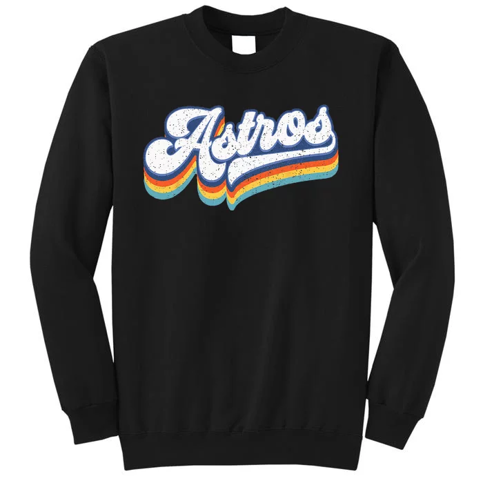 Vintage Astros Retro Style 70s 80s First Name Tall Sweatshirt