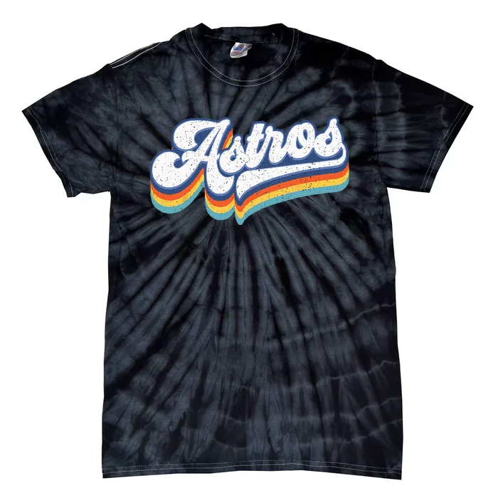 Vintage Astros Retro Style 70s 80s First Name Tie-Dye T-Shirt