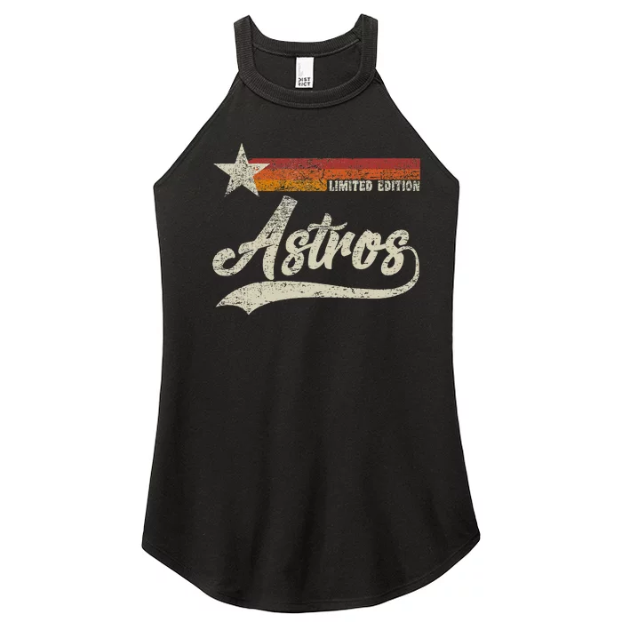 Vintage A.Stros Retro Style 70s 80s First Name Women’s Perfect Tri Rocker Tank