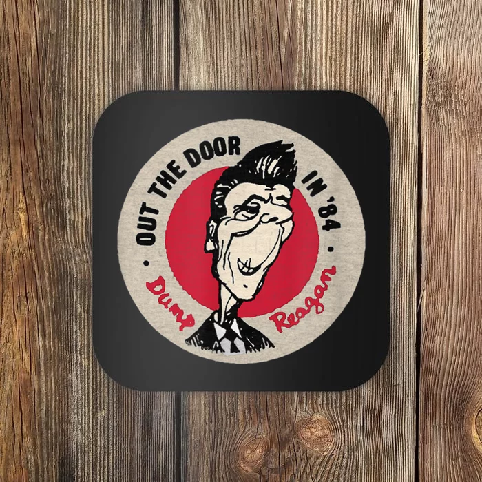 Vintage Anti Ronald Reagan Coaster