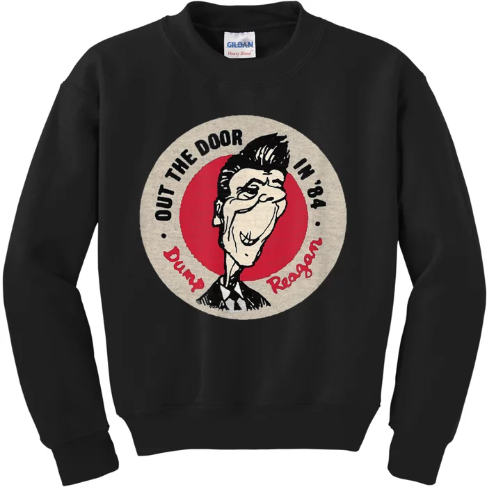 Vintage Anti Ronald Reagan Kids Sweatshirt