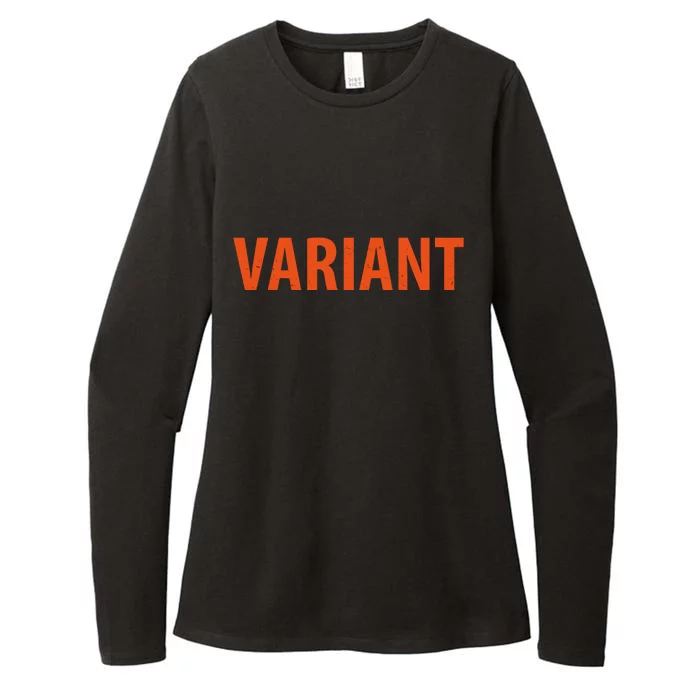 Variant Logo Womens CVC Long Sleeve Shirt